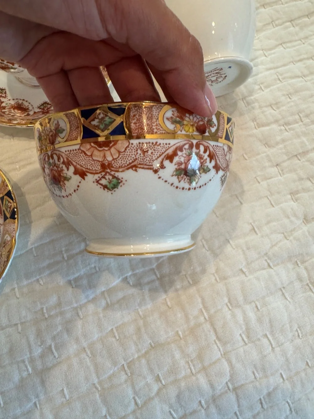 21 PIECE ROYAL TARA CARINA BONE CHINA DESSERT SET IRISH